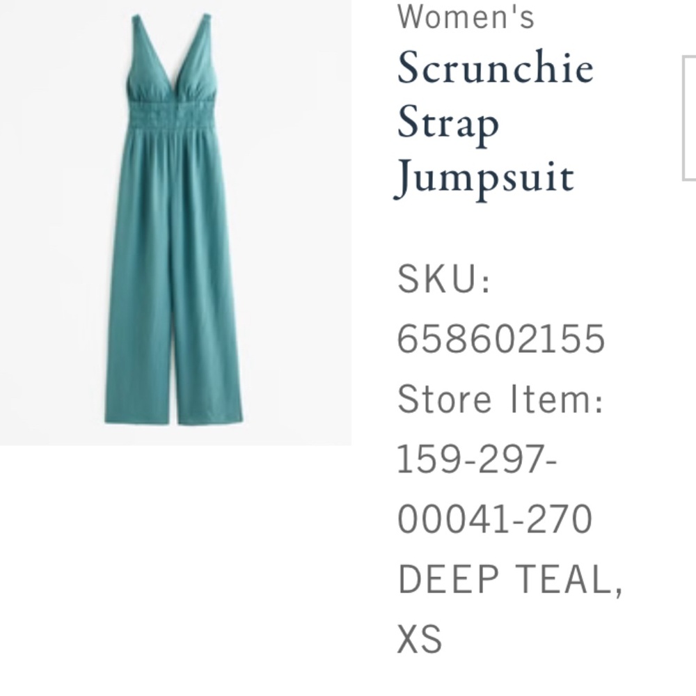 Scrunchie Strap Jumpsuit